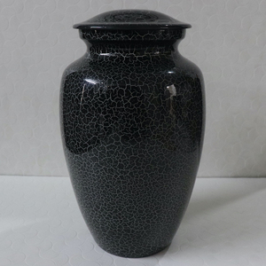 Urne funéraire noire unique pour garder les cendres de vos proches pour sauver les souvenirs Urne souvenir à prix abordable par HHO - Product Image 4