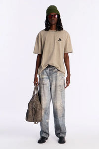 Camiseta de Verano para Hombre, 100% Algodón, Impresión Personalizada, Ligera y Transpirable, Servicio OEM de Antique Fashion - Product Image 2