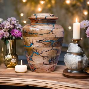 Best Urn <b>for</b> Human <b>Ashes</b> Large Cremation Adult <b>Ashes</b> Personalized <b>for</b> Funeral Box - Product Image 5