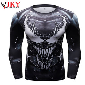 Rashguard de BJJ, Traje Deportivo de Compresión para Entrenamiento de Boxeo y Fitness, Buena Venta, Trajes de Muay Thai, Jiu-Jitsu y MMA de Viky Industries - Product Image 3