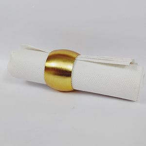 Durable Napkin Ring With Gold Plated For Home <b>Table</b> Accessories Custom Size Metal Napkin Ring Holder With <b>Matte</b> For Hotel - Product Image 2