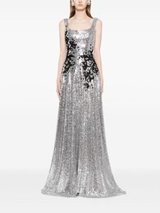 Haut de gamme antistatique Maxi longueur robe de soirée Style de fête élégant avec silhouette A-ligne pour les événements formels Proms Cocktails - Product Image 3