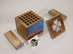 Bakhoor-Juego de bandeja de quemador de incienso decorativo, acrílico Tradnary arábigo de quemador de incienso, regalo de Ramadán - Product Image 4