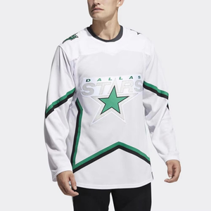 Camiseta de hockey sobre hielo para hombre de alta calidad, tela suave de poliéster 100%, diseños personalizados, técnica de diamantes de imitación, ropa deportiva con estampado de sublimación - Product Image 1