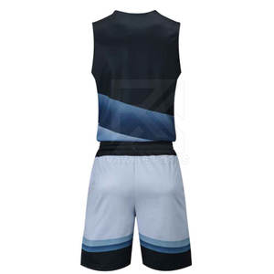 Uniforme de Baloncesto en Oferta, Manga Corta, Transpirable, con Impresión por Sublimación - Product Image 3