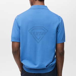 Performance Hommes Golf pour Polo Respirant 100% Coton Solide Évacuation de la Sueur Détendu Plus La Taille Golf Polos - Product Image 6