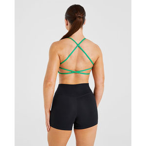 Soutien-gorge à dos nu personnalisé en charbon de bois, à double col, bretelles réglables, respirant, séchage rapide, écologique, de haute qualité pour femmes - Product Image 5