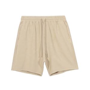 Vente en gros de shorts d'été solides en coton de qualité supérieure pour hommes avec logo personnalisé XS-6XL taille moyenne respectueux de l'environnement respirant séchage rapide fitness - Product Image 3