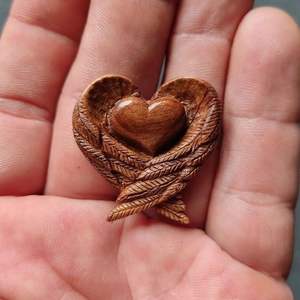 COLLARES COLGANTES PARA MUJER HOMBRE NATURAL GRANDE BOHO TRIBAL SONO COLGANTE DE MADERA en cordón ajustable Collar hecho a mano - Product Image 4