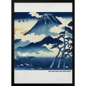 Utagawa Hiroshige's Distant View of Mount Asama Shinshu District Art <b>Print</b> on Paper for Art Lovers - Product Image 2