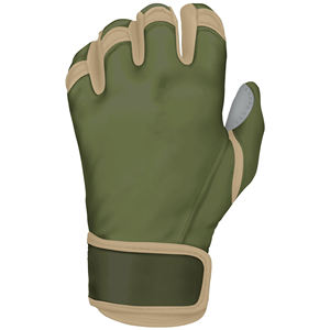 Cabretta-Guantes de bateo de béisbol de cuero, puños cortos, transpirables, duraderos, con logotipo personalizado, para entrenamiento, competición, 2017 - Product Image 4