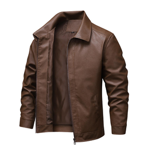 Veste de moto élégante en cuir noir pour hommes, veste en cuir véritable de coupe moderne pour un usage quotidien - Product Image 3