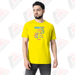 เสื้อยืดผ้าลูกฟูกสำหรับผู้ชายผ้าเดนิมผ้าลูกฟูกที่เป็นมิตรต่อสิ่งแวดล้อมนุ่มและสบายเป็นพิเศษสำหรับฤดูร้อน - Product Image 3