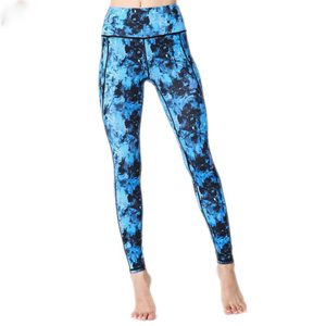 2024 meilleur haute qualité femmes Fitness Leggings respirant gymnastique imprimé sport décontracté Sublimation impression push-up taille Yoga mi - Product Image 2