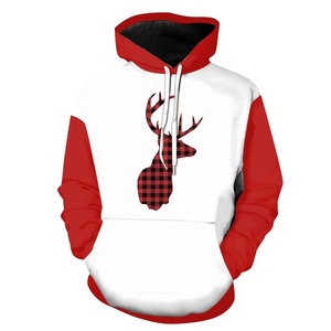 Sudadera con Capucha Navideña para Hombre, Cómoda y Moderna, 100% Poliéster, con Logotipo Personalizado, MOQ Bajo - Product Image 5