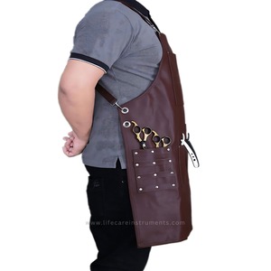Delantal de Barbero de Cuero Cómodo y de Alta Calidad, Capa de Estilista para Salones, Colores Personalizables, Venta al por Mayor en Existencia - Product Image 5