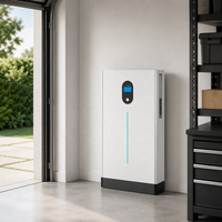 Tianon 5kWh 25.6V 300Ah LiFePO4 ESS Tout-en-un Monté en Rack Stockage Solaire Écran Tactile BMS Intelligent CAN/RS485 6000 Cycles