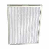Filtre à panneaux G3 G4, préfiltre, cadre en aluminium, média en fibres synthétiques pour unité de ventilation AHU, ventilateur à bobine