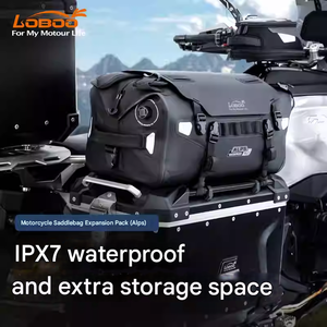 LOBOO Alpine Sac de queue de <span class=keywords><strong>moto</strong></span> étanche Carotte Siège arrière Extension Bagages latéraux Sacoches de voyage - Product Image 2