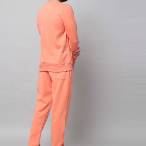 100% coton fait survêtement Logo personnalisé grande taille hommes survêtement style unique survêtement - Product Image 4