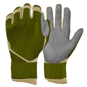 Guantes de softbol profesionales para hombres y mujeres Guantes de bateo de béisbol hechos a medida en verde Estilo único Última colección - Product Image 1