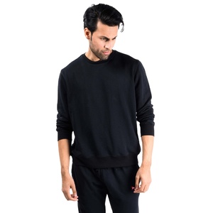 Sudadera con cuello redondo para hombre 2025, sudadera de algodón de alta calidad, forro polar transpirable, sudaderas con capucha personalizables para invierno, color sólido - Product Image 1