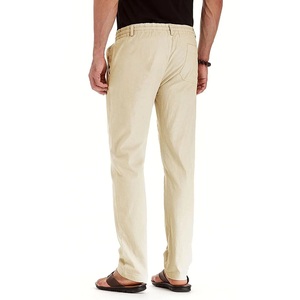 Nouveau pantalon extensible décontracté pour hommes pantalon de sport d'été léger et respirant avec jambe droite taille moyenne - Product Image 3