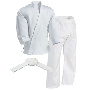 Tenues de karaté d'arts martiaux de haute qualité, logo personnalisé, tissu en coton durable, extensible et léger, entraînement de combat unisexe - Product Image 2