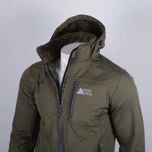 Chaqueta de piel unida navegable FXDO resistente al agua a prueba de viento térmico ligero poliéster soporte cremallera para Otoño Invierno Fitness - Product Image 2