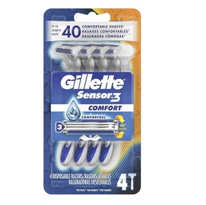 Para Gillette Sensor3 Comfort Cuchilla de afeitar desechable para hombre Paquete de 8 unidades - Product Image 2
