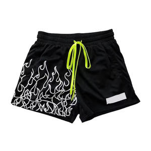 Summer Wear Breathable Mesh Shorts Men Solid Color Comfortable Reasonable Price Fashionable <b>Top</b> Selling Front Logo Elastic Waist - Product Image 2