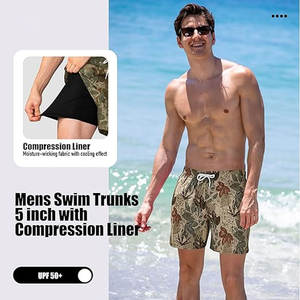 Pantalones Deportivos de Compresión Personalizados 2 en 1, Diseño Impreso, Spandex/Poliéster, Cintura Elástica, Color Sólido, para Gimnasio, Entrenamiento, Antibacterianos - Product Image 2