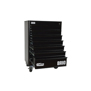7-Drawer Mobile <b>Tool</b> <b>Cabinet</b> Black Rolling Steel Storage Cart - Product Image 5