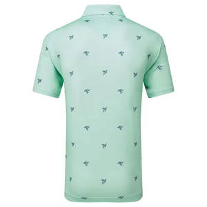 Algodón de alta calidad para hombres, camisetas Polo, diseño de cuello redondo transpirable con patrón sólido, tela de lona de 240 gramos para el verano - Product Image 2