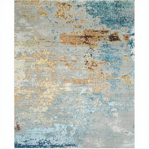 Alfombra de Lana Anudada a Mano, Elegante, Personalizable, de Pelo Corto, para Sala de Estar, Alfombra Hecha a Mano para Puerta, Juego de Alfombras - Product Image 2