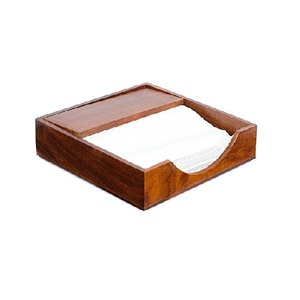Boîte à mouchoirs en bois de manguier avec logo personnalisé Conteneur à mouchoirs en bois de forme carrée pour salle de bain et usage domestique - Product Image 4