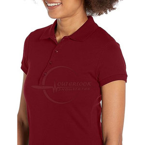 2025 nuevo estilo mujer Polo camiseta diseño su propia mujer Slim Fit adultos uso al aire libre mujeres Polo camiseta - Product Image 3
