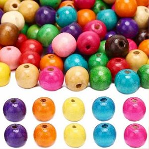 ลูกปัดไม้บีชตัวอักษรที่กำหนดรูปร่างและสีลูกปัดไม้รูปทรงและขนาดมือหัตถกรรมสินค้าอินเดีย - Product Image 6