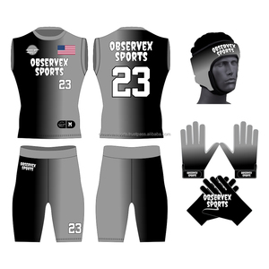 Customized Breathable Anti-Bacterial Quick Dry 7v7 Flag Football Uniforms for <b>Men</b>-Wholesale - Product Image 3
