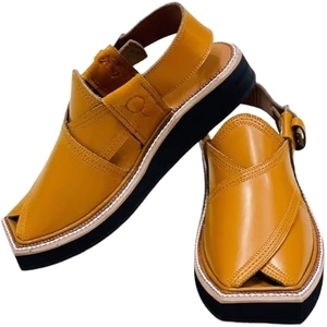 Nuevo estilo de la mejor calidad para hombre Peshawari Chappal Forrado de cuero para hombre Peshawari Kheri Chappal Premium Correa ajustable - Product Image 1