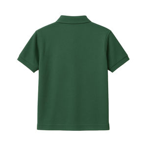 Polo de algodón verde para hombre, logotipo personalizado, patrón sólido, antiarrugas, para uniforme de trabajo o marca, Polo para hombre - Product Image 5