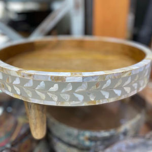 Handcrafted Versatile Wooden Tray <b>for</b> Minimalist <b>Display</b> <b>for</b> Trinkets Candles or Dishes & <b>Plates</b> - Product Image 1