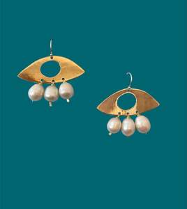 Pendientes de latón para mujer con encanto antiguo y diseño delicado para una noche elegante o ropa formal - Product Image 4