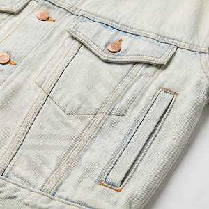 Veste en jean 100% coton de qualité supérieure pour hommes, nouvelle collection 2025, vente chaude, meilleur style, unisexe, mode décontractée, vêtement d'extérieur, matériau durable - Product Image 5