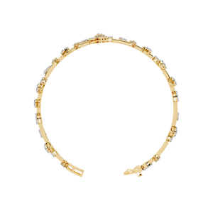 Fabulous 18K <b>Gold</b> Lab Grown Diamond Bracelet & <b>Bangle</b> Luxurious Jewelry Accessory - Product Image 3