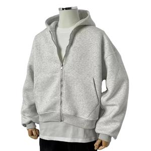 เสื้อฮู้ดแบบสวมหัวของผู้ชายเสื้อมีฮู้ดทรงโอเวอร์ไซส์ลายปักโลโก้ออกแบบได้ตามต้องการเป็นมิตรต่อสิ่งแวดล้อม - Product Image 2