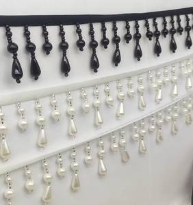 Flecos de Perlas Hechos a Mano de 90 cm de Largo y 4.5 cm de Ancho para Cócteles - Product Image 3