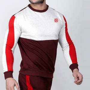 Nueva llegada de los hombres de alta calidad Sweatsuit Top Trending mangas largas en varios colores para el invierno patrón sólido - Product Image 3