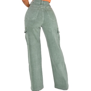 กางเกงยีนส์เดนิมทรงตรงเอวกลางผ้าฝ้าย 100% สำหรับผู้ชายและผู้หญิง ทรงสลิมฟิต ระบายอากาศ แห้งเร็ว กันลม รุ่น 2026 - Product Image 4