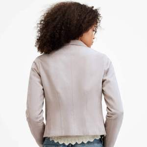 Fashion <b>Women</b> <b>Suede</b> Leather <b>Jacket</b> Asymmetrical Zipper Slim Fit Moto Biker Coat Soft Elegant Female Spring Autumn Outerwear - Product Image 3